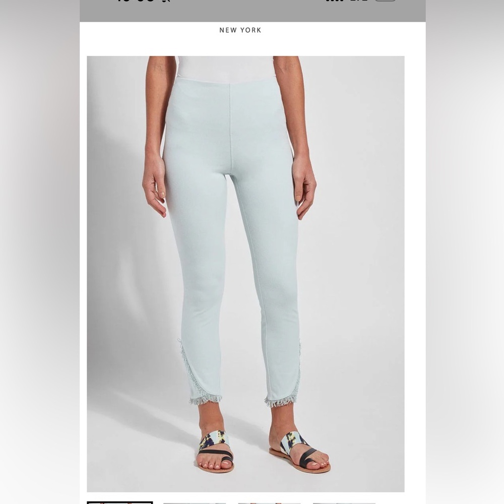 Lysse Fringe Tulip Hem Denim